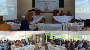 Suasana Bimtek Desa Anti Korupsi di Balai Desa Margasari
